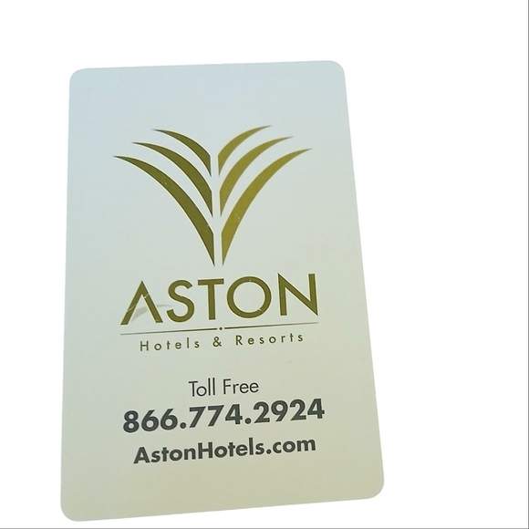 ASTON Hotels & Aston Key Card Hotel Room Key Hawaii Souvenir - Picture 1 of 5